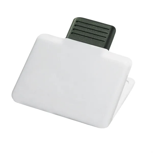 Rectangle power clip with strong magnetic backing and large imprint area.... from ASI 68507 The Magnet Group / Innovations by Magnet™