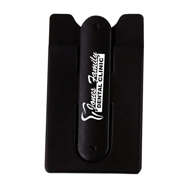 Thin, lightweight cell and smart phone wallet and stand.... from ASI 68507 The Magnet Group / Perfect Line