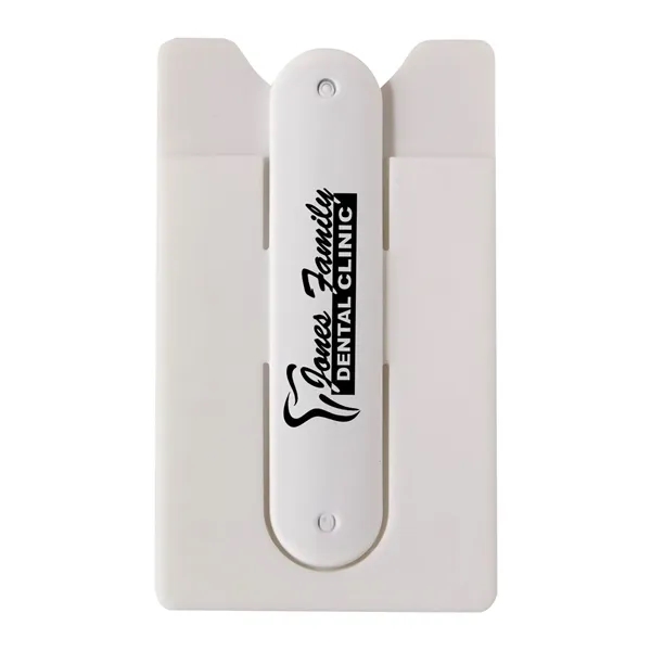 Thin, lightweight cell and smart phone wallet and stand.... from ASI 68507 The Magnet Group / Perfect Line