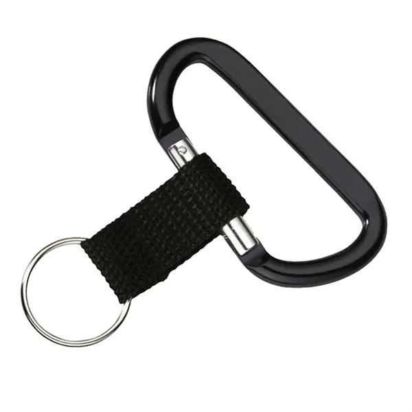 0.25" x 1.63" x 3.5" carabiner with sturdy strap and keyring.... from ASI 68507 The Magnet Group / Innovations by Magnet™
