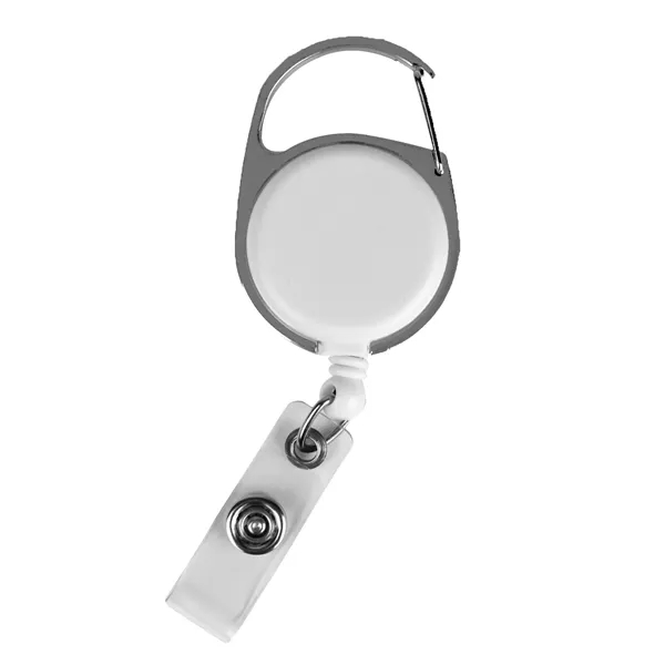 Badge holder with 29" retractable nylon cord and carabiner.... from ASI 68507 The Magnet Group / Perfect Line