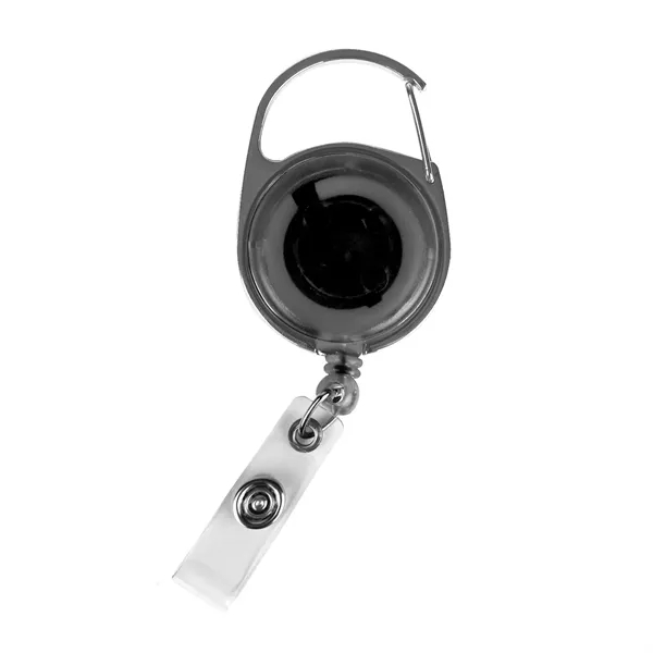 Badge holder with 29" retractable nylon cord and carabiner.... from ASI 68507 The Magnet Group / Perfect Line