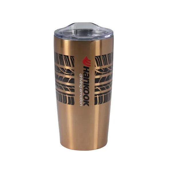 20 oz. double walled vacuum insulated stainless steel tumbler with slide... from ASI 68507 The Magnet Group / Perfect Line