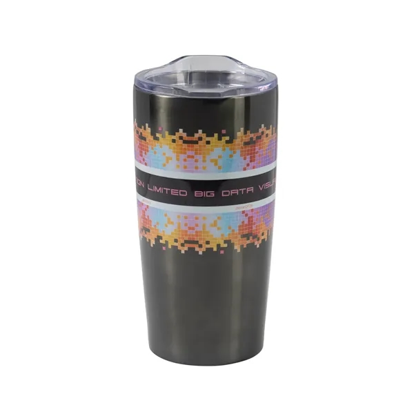 20 oz. double walled vacuum insulated stainless steel tumbler with slide... from ASI 68507 The Magnet Group / Perfect Line