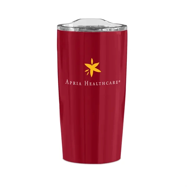 20 oz. double walled vacuum insulated stainless steel tumbler with slide... from ASI 68507 The Magnet Group / Perfect Line