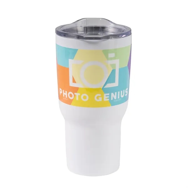 30 oz. stainless steel double walled vacuum insulated tumbler with slide... from ASI 68507 The Magnet Group / Perfect Line