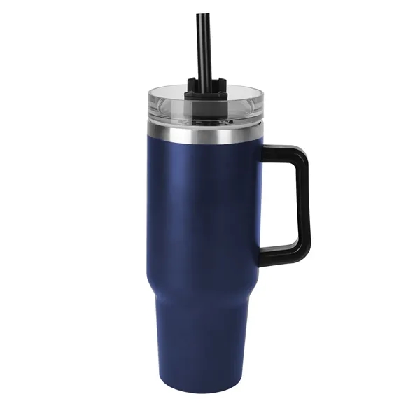 40 oz. double-wall, vacuum-insulated travel tumbler with ergonomic handle.... from ASI 68507 The Magnet Group / Innovations by Magnet™