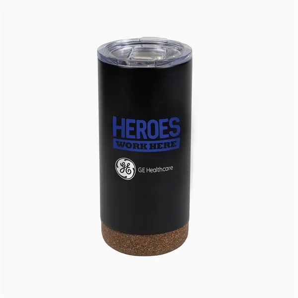 16-ounce stainless steel travel tumbler with double-wall insulation and lid.... from ASI 68507 The Magnet Group / Perfect Line