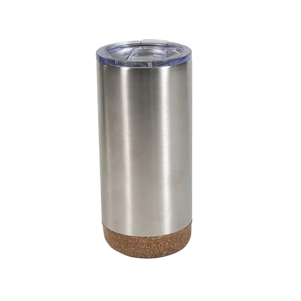 16-ounce stainless steel travel tumbler with double-wall insulation and lid.... from ASI 68507 The Magnet Group / Perfect Line