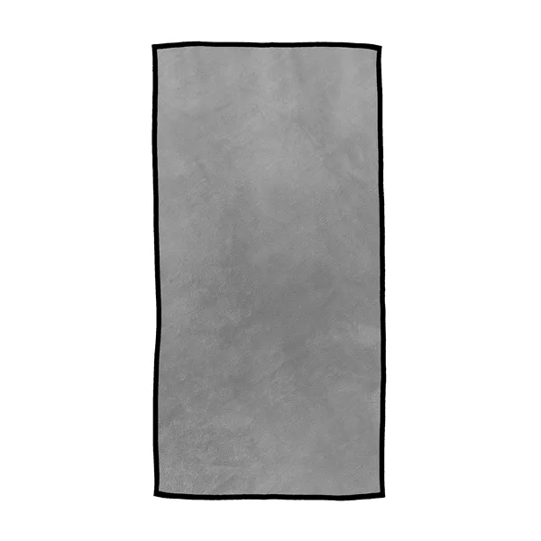 30" x 60" cotton terry velour beach towel with colorful borders.... from ASI 68507 The Magnet Group