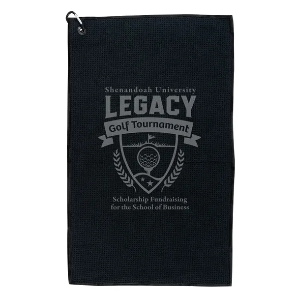 16" x 26" waffle weave golf towel.... from ASI 68507 The Magnet Group