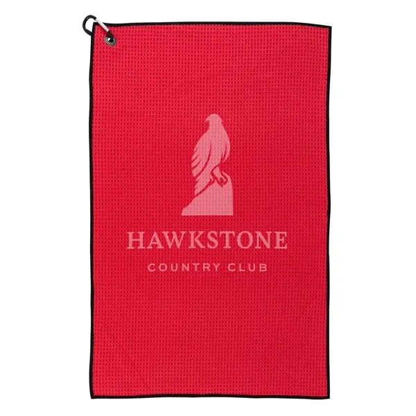 16" x 26" waffle weave golf towel.... from ASI 68507 The Magnet Group