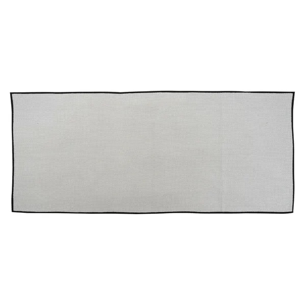 40 " x 17" waffle weave golf towel with sewn strap.... from ASI 68507 The Magnet Group