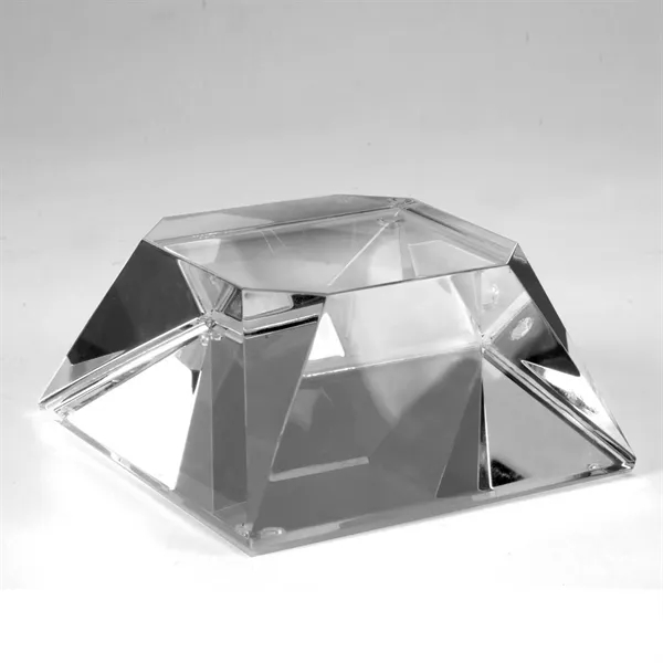 4" x 3" x 4" optically perfect double-beveled glass base for... from ASI 68507 The Magnet Group