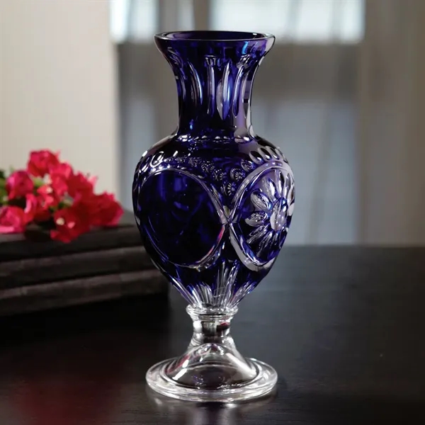 11" x 5" x 5" award crafted out of crisply faceted... from ASI 68507 The Magnet Group / Benchmark Crystal & Clocks