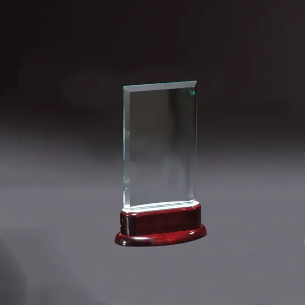 8.25" x 5" x 2.5" award crafted out of optically perfect... from ASI 68507 The Magnet Group / Benchmark Crystal & Clocks