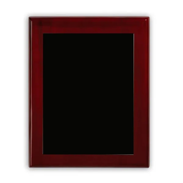 8" x 10" recognition plaque with polished rosewood border and finely... from ASI 68507 The Magnet Group / Benchmark Crystal & Clocks