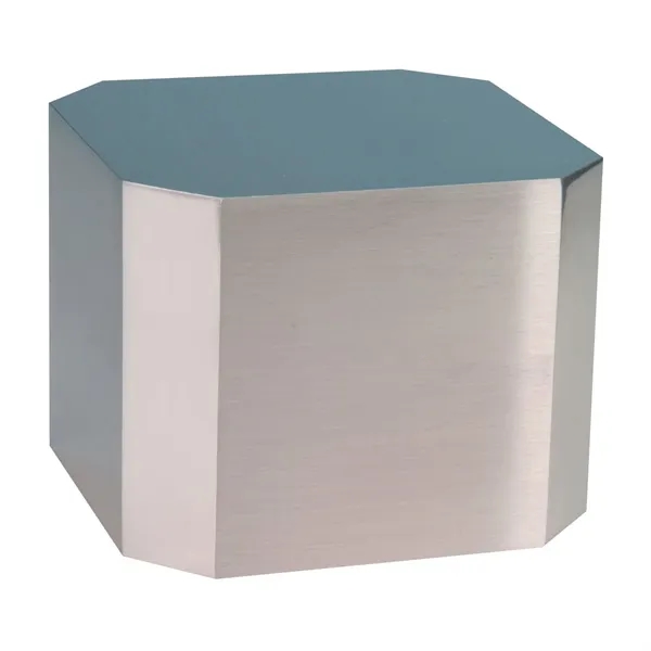 3.5" x 2.75" x 3.5" large silver cube base for awards.... from ASI 68507 The Magnet Group