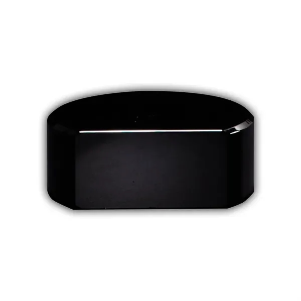 2.75" x 1.25" x 3.25" black crystal award base with imprinting... from ASI 68507 The Magnet Group