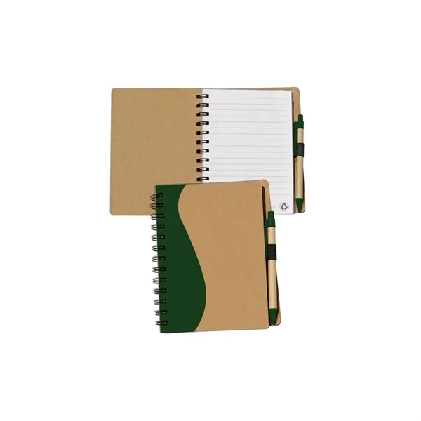 Large recycled journal with 80 double-sided lined sheets of paper, cardboard... from ASI 68507 The Magnet Group / Perfect Line