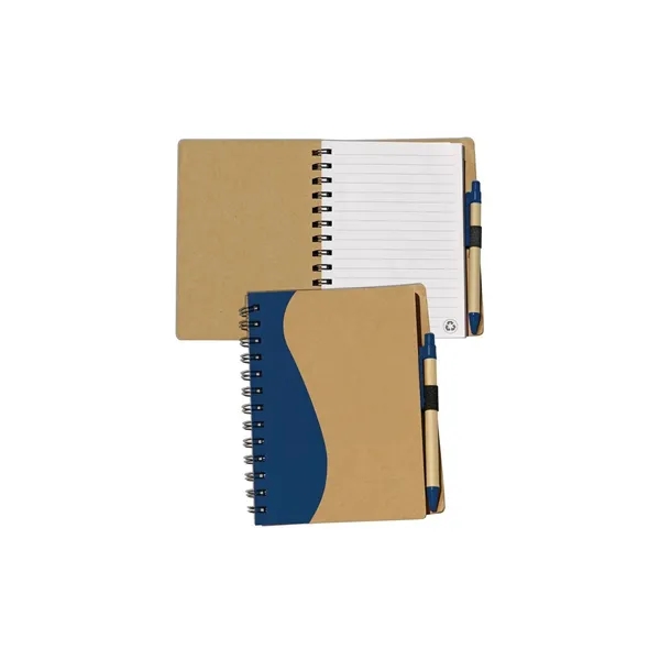 Large recycled journal with 80 double-sided lined sheets of paper, cardboard... from ASI 68507 The Magnet Group / Perfect Line
