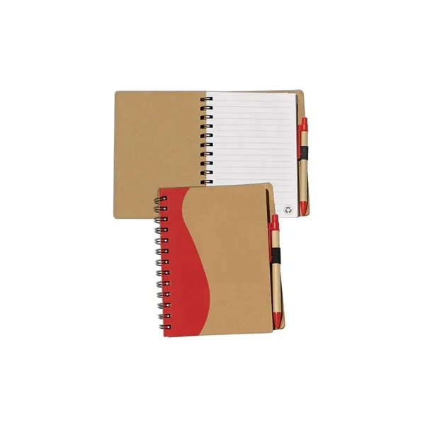 Large recycled journal with 80 double-sided lined sheets of paper, cardboard... from ASI 68507 The Magnet Group / Perfect Line