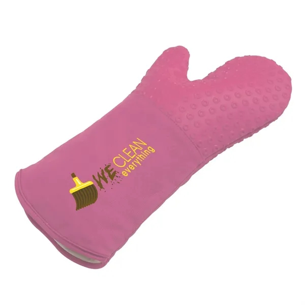 14.5" x 5.13" x 1" oven mitt that's made of silicone.... from ASI 68507 The Magnet Group / Innovations by Magnet™