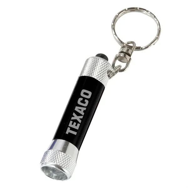Super bright LED durable metal flashlight with keychain.... from ASI 68507 The Magnet Group / Innovations by Magnet™