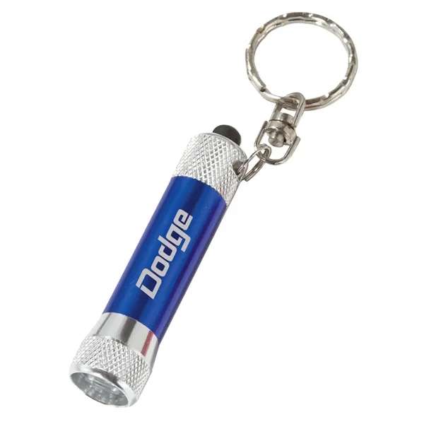 Super bright LED durable metal flashlight with keychain.... from ASI 68507 The Magnet Group / Innovations by Magnet™