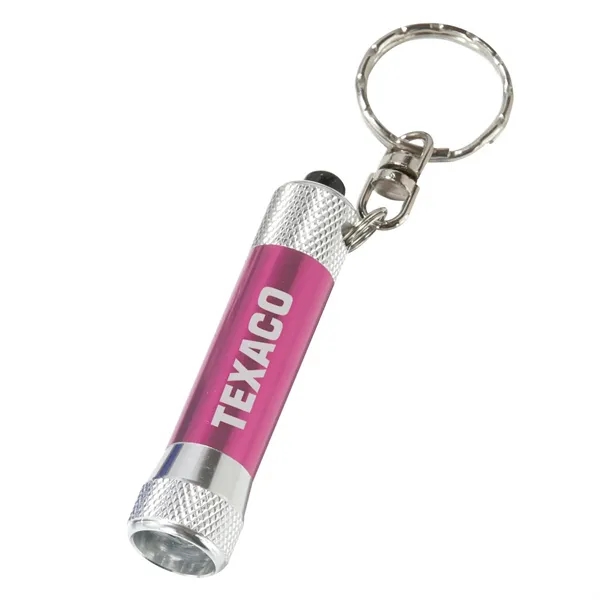 Super bright LED durable metal flashlight with keychain.... from ASI 68507 The Magnet Group / Innovations by Magnet™