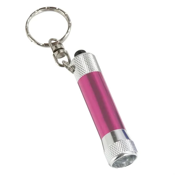 Super bright LED durable metal flashlight with keychain.... from ASI 68507 The Magnet Group / Innovations by Magnet™