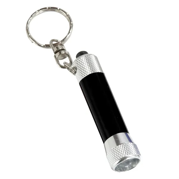 Super bright LED durable metal flashlight with keychain.... from ASI 68507 The Magnet Group / Innovations by Magnet™