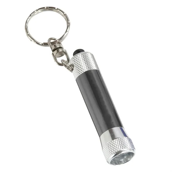 Super bright LED durable metal flashlight with keychain.... from ASI 68507 The Magnet Group / Innovations by Magnet™