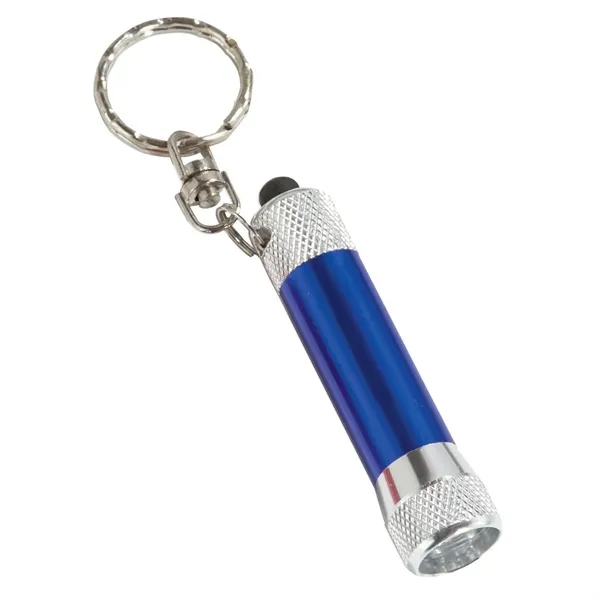 Super bright LED durable metal flashlight with keychain.... from ASI 68507 The Magnet Group / Innovations by Magnet™