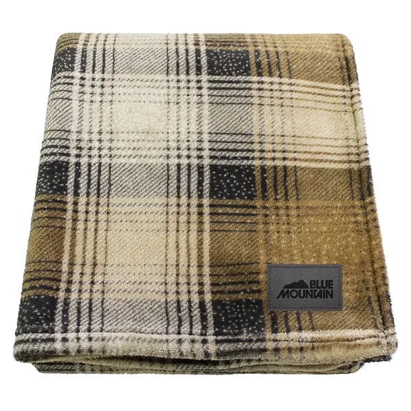 70" x 60" single-layer blanket with buffalo check and plaid pattern.... from ASI 68507 The Magnet Group
