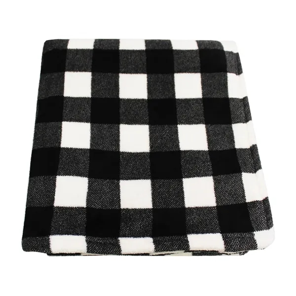 70" x 60" single-layer blanket with buffalo check and plaid pattern.... from ASI 68507 The Magnet Group