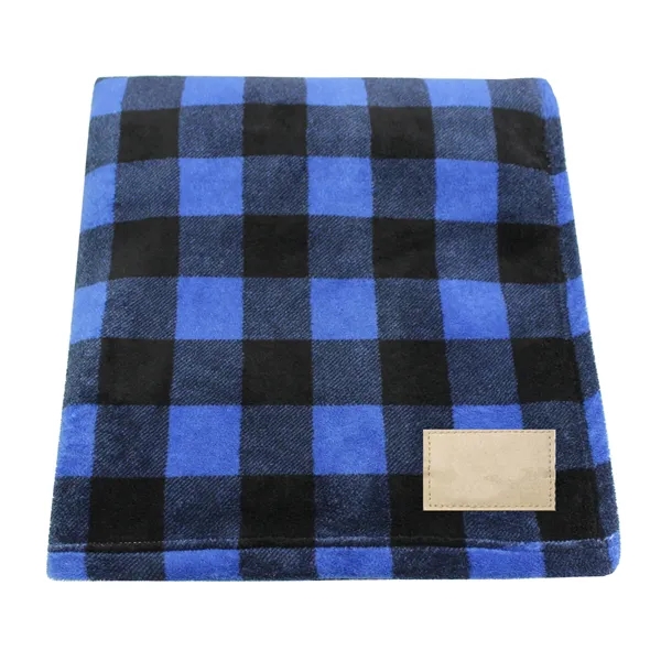 70" x 60" single-layer blanket with buffalo check and plaid pattern.... from ASI 68507 The Magnet Group