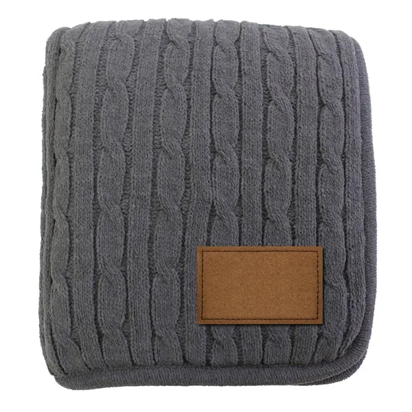 50" x 60" blanket with beautiful knit pattern on one side... from ASI 68507 The Magnet Group