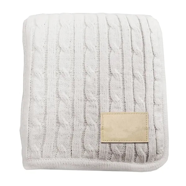 50" x 60" blanket with beautiful knit pattern on one side... from ASI 68507 The Magnet Group