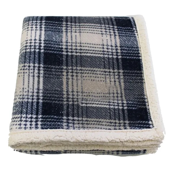 60" x 50" plaid blanket made with super-soft polar fleece reversed... from ASI 68507 The Magnet Group