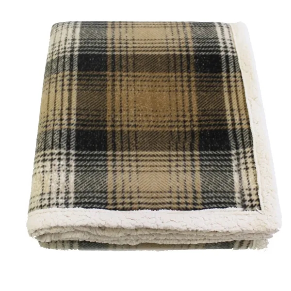 60" x 50" plaid blanket made with super-soft polar fleece reversed... from ASI 68507 The Magnet Group