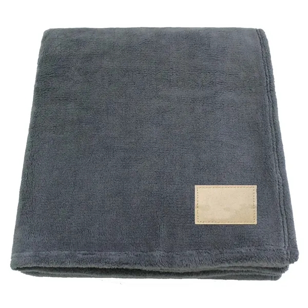 Soft, warm, and comfortable 60" x 50" 230 GSM Velura blanket.... from ASI 68507 The Magnet Group