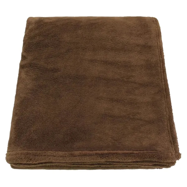 Soft, warm, and comfortable 60" x 50" 230 GSM Velura blanket.... from ASI 68507 The Magnet Group