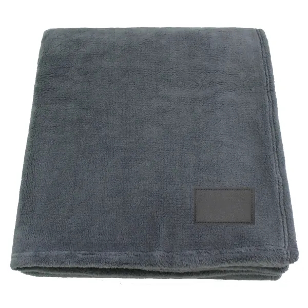 Soft, warm, and comfortable 60" x 50" 230 GSM Velura blanket.... from ASI 68507 The Magnet Group