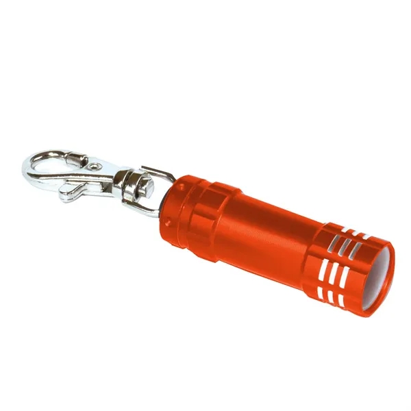 3 LED metal torch light with lobster claw keychain.... from ASI 68507 The Magnet Group / Innovations by Magnet™