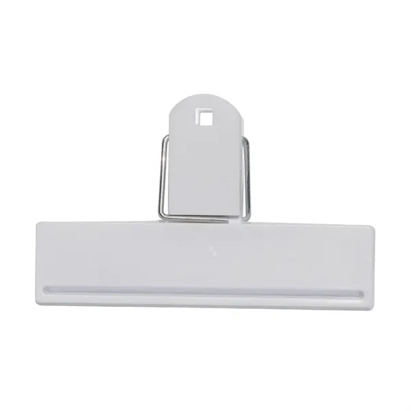 4" wide bag clip with customization.... from ASI 68507 The Magnet Group / Perfect Line