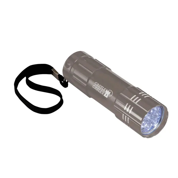 Flashlight made of metal with 9 LEDs.... from ASI 68507 The Magnet Group / Innovations by Magnet™