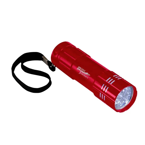Flashlight made of metal with 9 LEDs.... from ASI 68507 The Magnet Group / Innovations by Magnet™