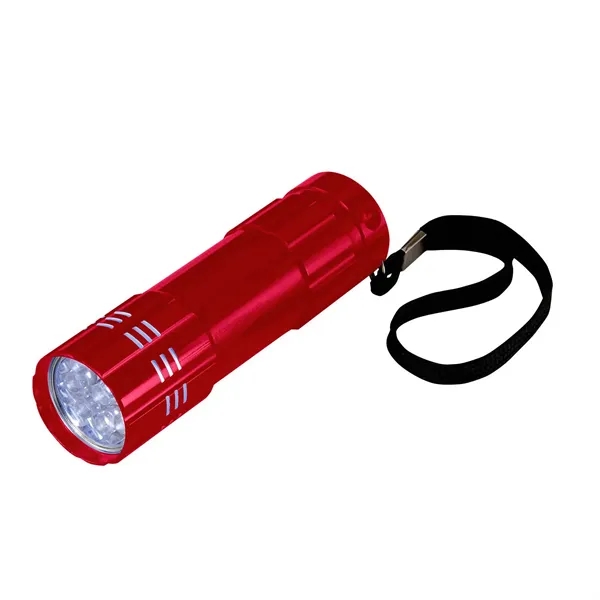 Flashlight made of metal with 9 LEDs.... from ASI 68507 The Magnet Group / Innovations by Magnet™