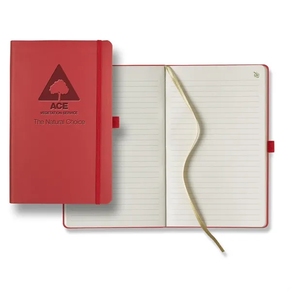 Journal with 192 pages with green lines, a pen loop, gold... from ASI 68507 The Magnet Group / Castelli